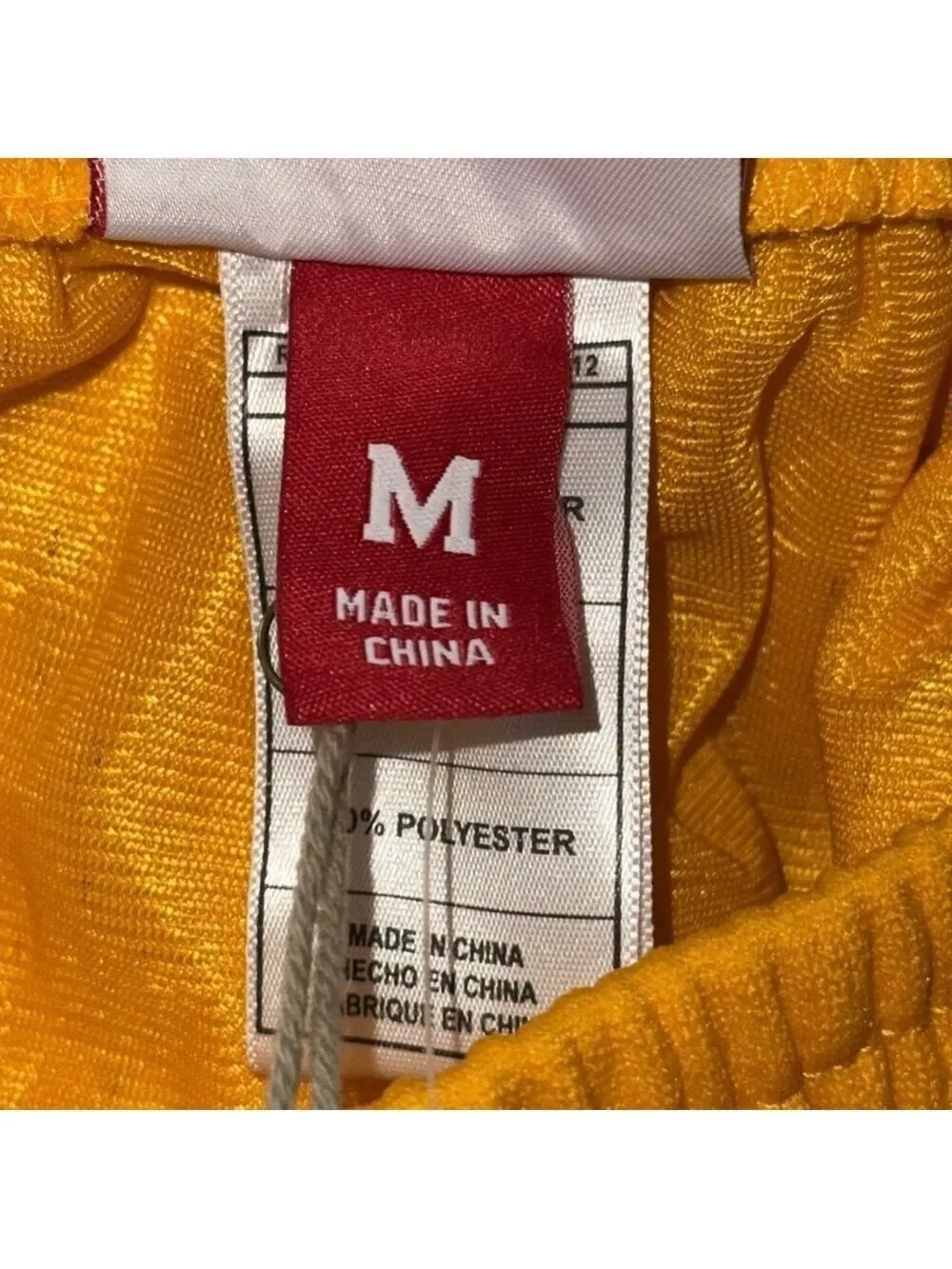 Mitchell and Ness Lakers Swingman Shorts Gold Large